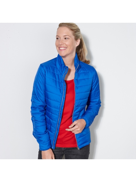 Giubbino da donna personalizzato James & Nicholson Ladies' Padded Jacket