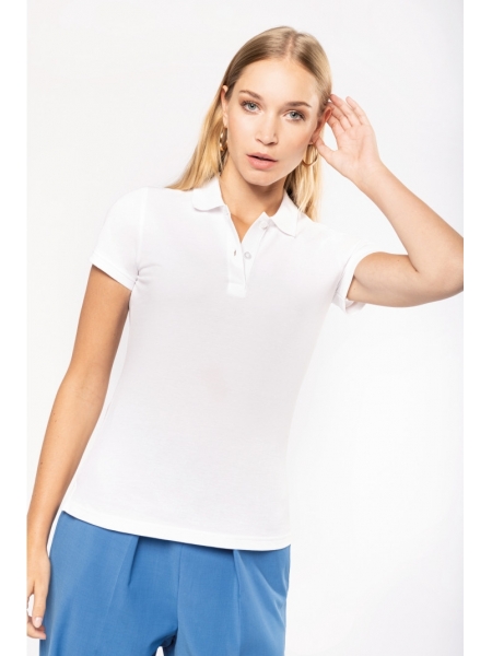Polo piqué Bio180 donna