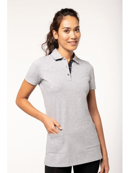 Polo da donna da lavoro personalizzata Wk Designed to Work