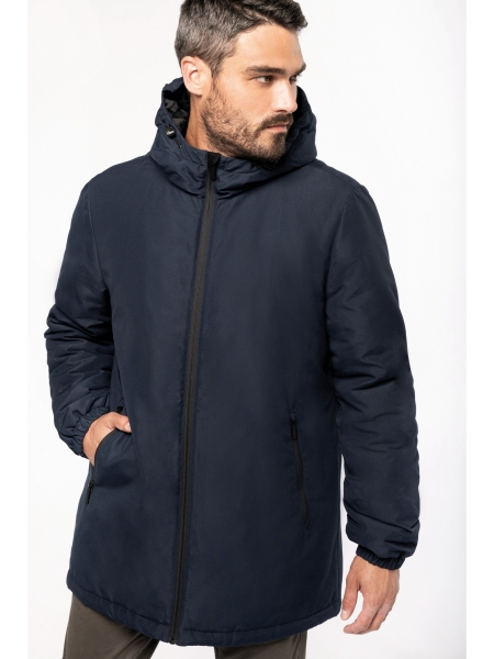 Parka riciclato con cappuccio