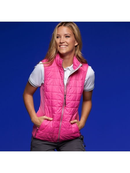 Gilet da donna personalizzato James & Nicholson Ladies' Hybrid Vest