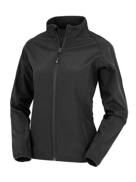 Giacca donna softshell personalizzata in materiale riciclato