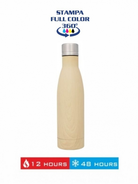 Borraccia termica Vasa Wood da 500 ml