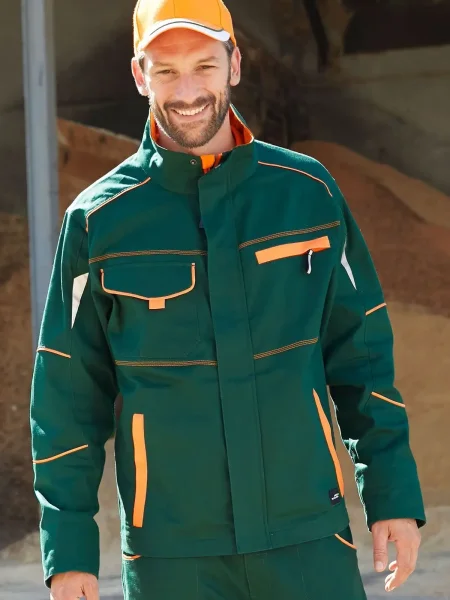 Giubbotto da lavoro personalizzato James & Nicholson Workwear Jacket - Color