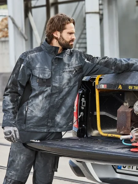 Giubbotto da lavoro prsonalizzato James & Nicholson Workwear Jacket - Strong