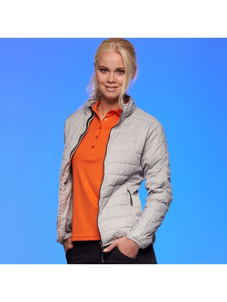 Giubbino da donna personalizzato James & Nicholson Ladies' Hybrid Jacket