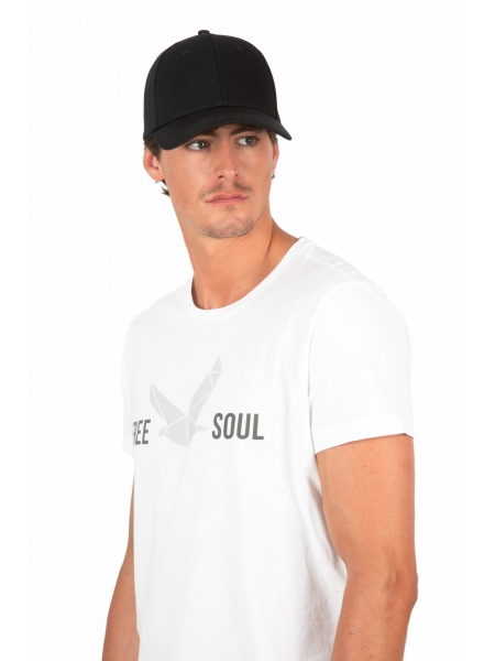 Cappelli personalizzabili in cotone riciclato - 6 pannelli