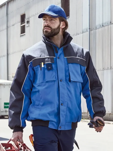 Giubbino da lavoro personalizzato James & Nicholson Workwear Jacket