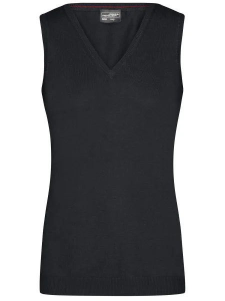 gilet-da-donna-personalizzata-james-nicholson-ladies-v-neck-pullover-black-52.webp