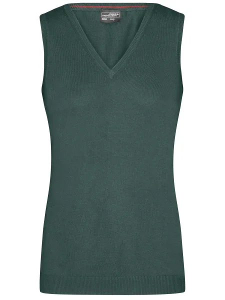 gilet-da-donna-personalizzata-james-nicholson-ladies-v-neck-pullover-forest-green-64.webp