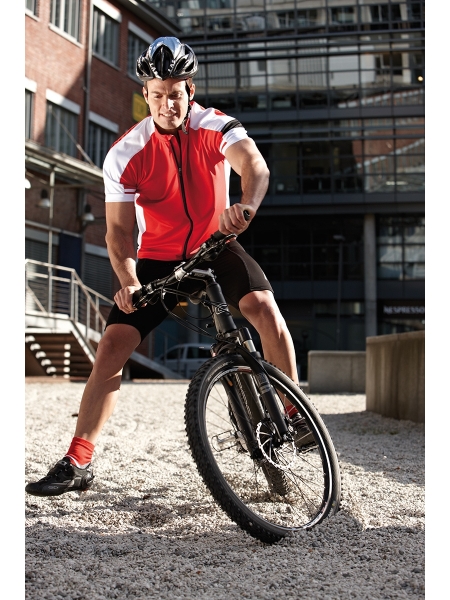 Pantaloncino da ciclismo personalizzato James & Nicholson Bike Short Tights