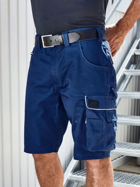 Bermuda da lavoro personalizzata James & Nicholson Workwear Bermudas - Solid