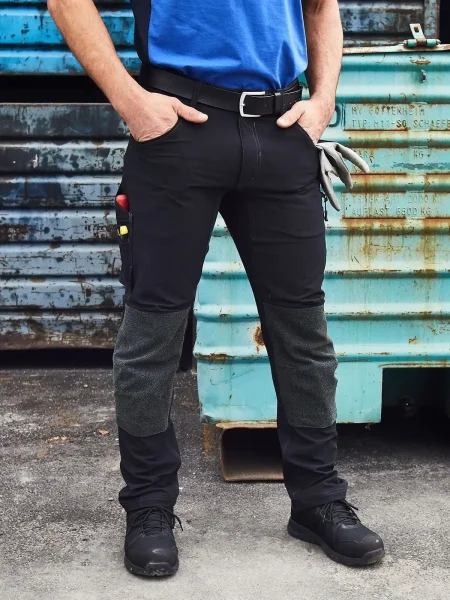 Pantaloni da lavoro personalizzati James & Nicholson Workwear 4-way Stretch-Pants