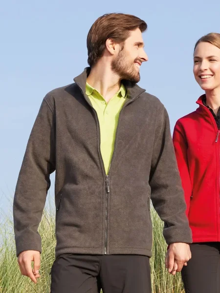 Pile uomo con zip personalizzato James & Nicholson