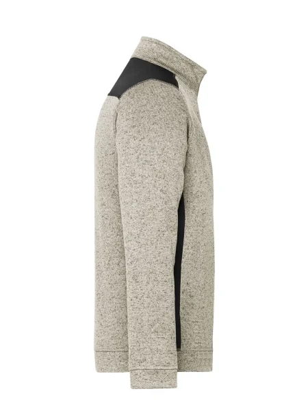 pile-da-lavoro-da-uomo-personalizzato-james-nicholson-mens-knitted-workwear-fleece-half-zip-strong-stone-melange-black-76.webp