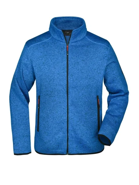 felpa-da-uomo-in-pile-personalizzata-james-nicholson-mens-knitted-fleece-jacket-royal-melange-red-43.webp
