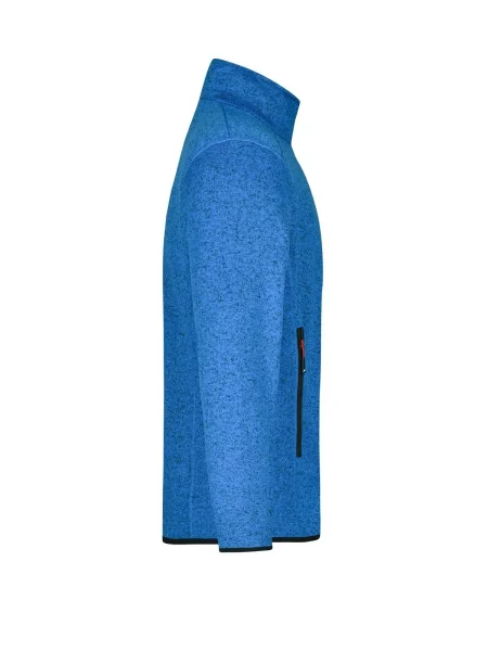 felpa-da-uomo-in-pile-personalizzata-james-nicholson-mens-knitted-fleece-jacket-royal-melange-red-46.webp