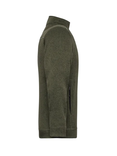pile-da-lavoro-da-uomo-james-nicholson-mens-knitted-workwear-fleece-jacket-solid-olive-melange-black-51.webp