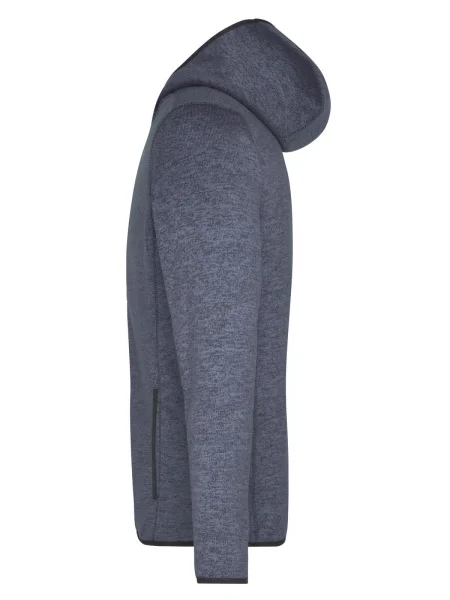 felpa-per-uomo-in-pile-personalizzata-james-nicholson-mens-knitted-fleece-hoody-denim-melange-black-38.webp