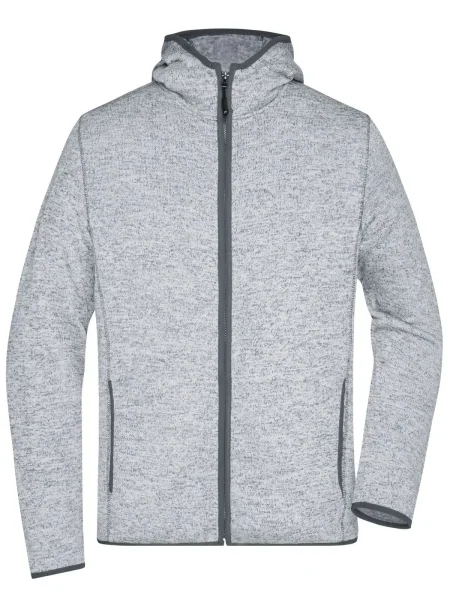 felpa-per-uomo-in-pile-personalizzata-james-nicholson-mens-knitted-fleece-hoody-light-melange-carbon-24.webp