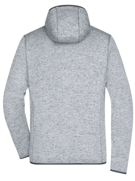 felpa-per-uomo-in-pile-personalizzata-james-nicholson-mens-knitted-fleece-hoody-light-melange-carbon-25.webp