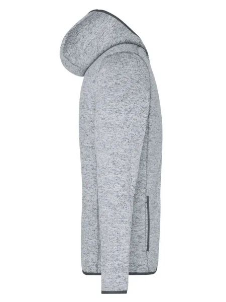 felpa-per-uomo-in-pile-personalizzata-james-nicholson-mens-knitted-fleece-hoody-light-melange-carbon-26.webp