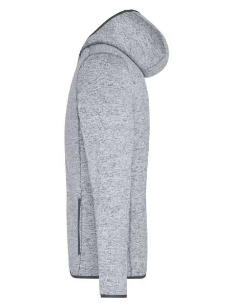felpa-per-uomo-in-pile-personalizzata-james-nicholson-mens-knitted-fleece-hoody-light-melange-carbon-46.webp