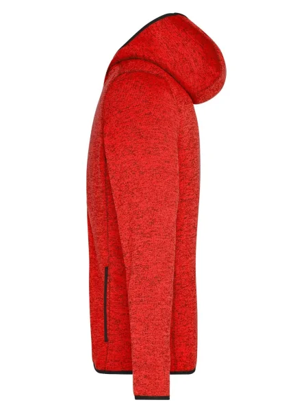 felpa-per-uomo-in-pile-personalizzata-james-nicholson-mens-knitted-fleece-hoody-red-melange-black-50.webp