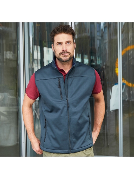 Gilet da uomo in softshell personalizzato James & Nicholson Men's Softshell Vest