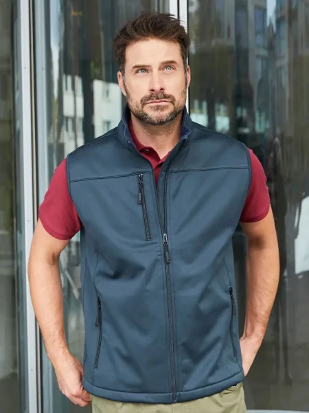Gilet da uomo in softshell personalizzato James & Nicholson Men's Softshell Vest
