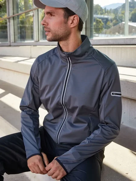 Softshell da uomo personalizzato James & Nicholson Men's Sports Softshell Jacket