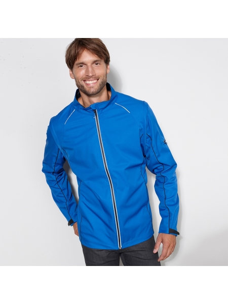 Softshell da uomo personalizzato James & Nicholson Men's Zip-Off Softshell Jacket