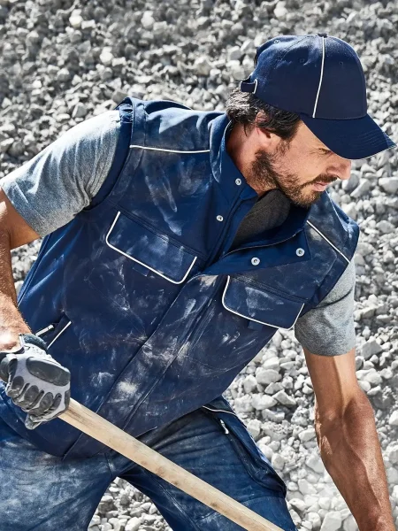 Gilet da lavoro personalizzato James & Nicholson Workwear Softshell Vest - Solid