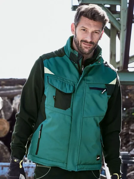 Gilet da lavoro personalizzato James & Nicholson Craftsmen Softshell Vest - Strong
