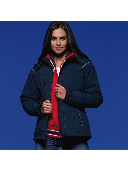 Softshell da donna personalizzata James & Nicholson Ladies' Winter Softshell Jacket