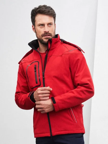 Softshell da uomo personalizzato James & Nicholson Winter Softshell Jacket