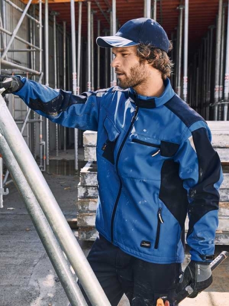 Giubbotto da lavoro personalizzato James & Nicholson Workwear Softshell Jacket - Strong