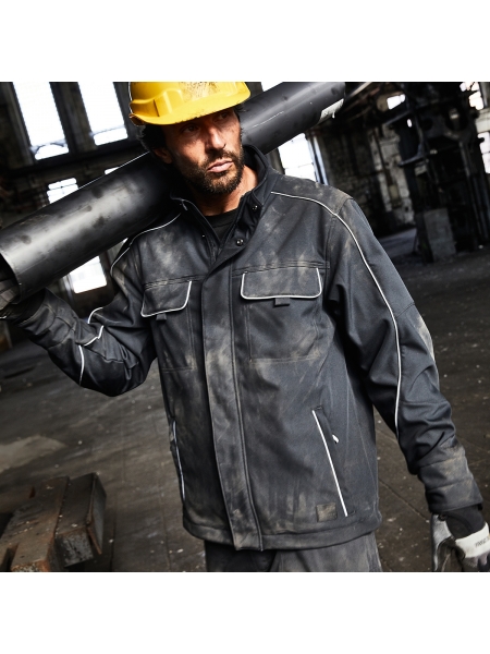 Giubbotto da lavoro personalizzato James & Nicholson Workwear Softshell Jacket - Solid