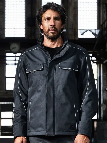 Giubbotto da lavoro personalizzato James & Nicholson Workwear Softshell Jacket - Solid