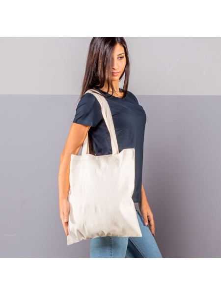 Shopper personalizzate in cotone Black Spider 38x42 cm