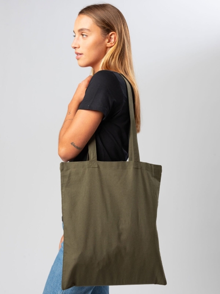 Shopper personalizzate in cotone Black Spider Premium Bag 38 x 42 cm