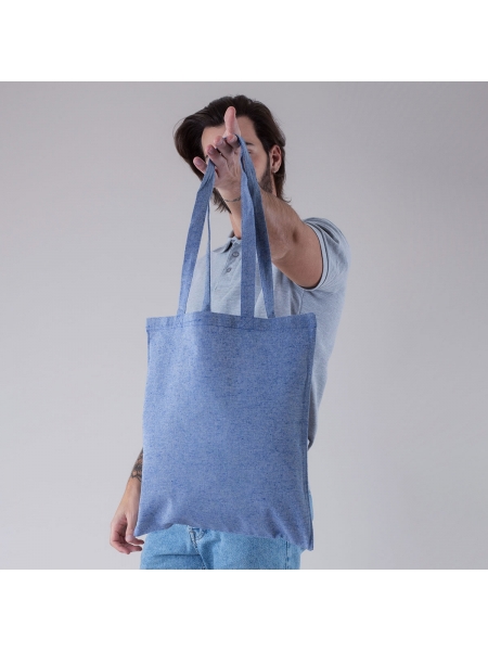 Shopper personalizzate in cotone riciclato 38x42 cm