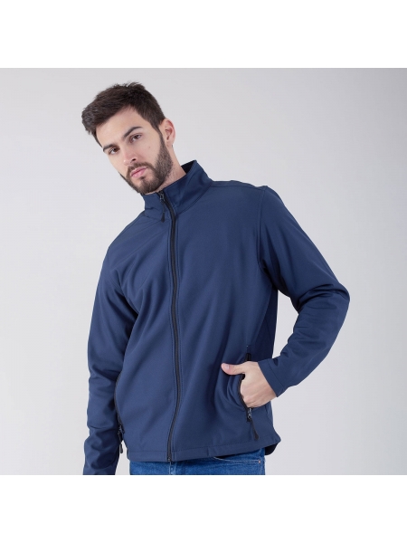 Giubbino softshell a due strati Black Spider