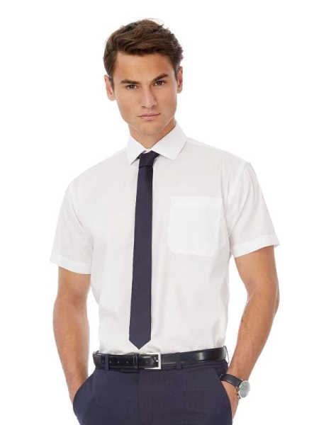 Camicia da uomo personalizzata B&C Collection Smart SSL /Men