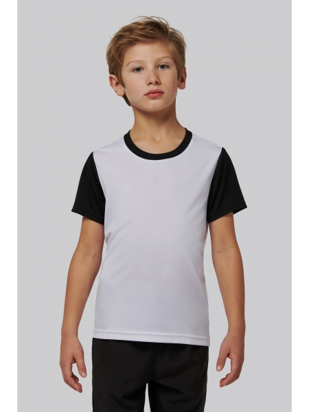 T shirt bambino personalizzate interlock manica corta