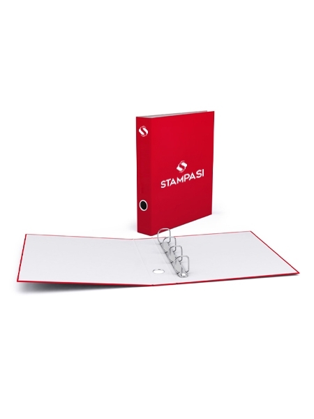 Raccoglitori 4 anelli con dorso 5,8 cm stampa e plastificazione opaca fronte
