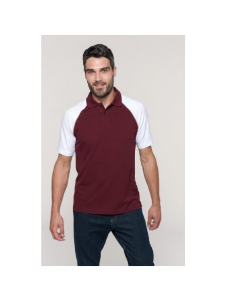 Maglietta polo cotone piquet uomo personalizzate a manica corta