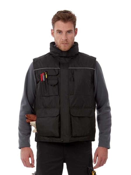 Gilet da lavoro personalizzato B&C Collection Expert Pro