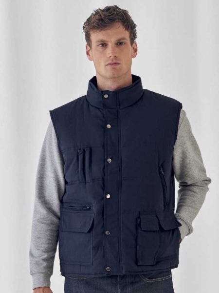 Gilet da uomo personalizzato B&C Collection Bodywarmer Explorer