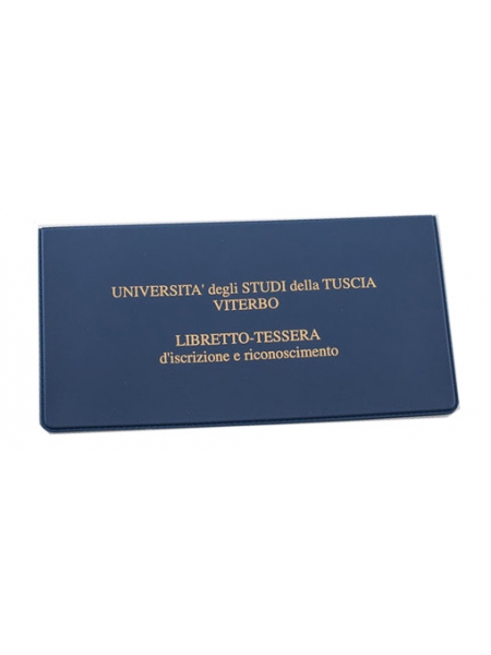 Portalibretto universitario 7,5 × 14,5 cm